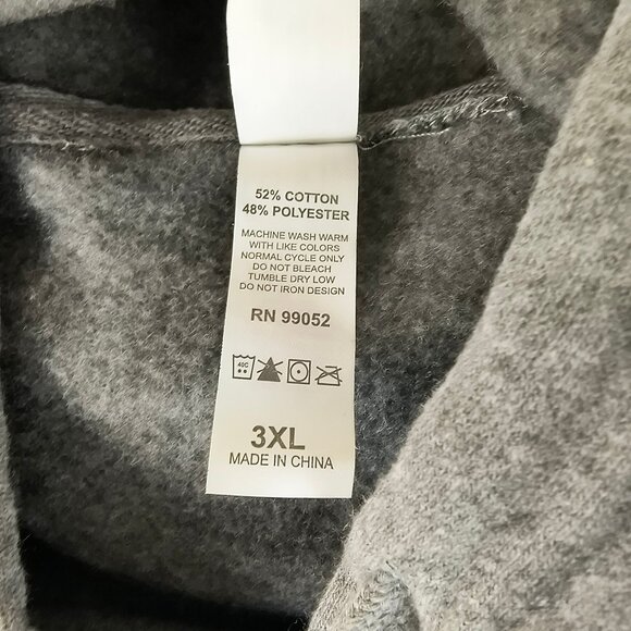 NWOT Amtrak Logo Hoodie Sweatshirt Gray 2X 3X - Picture 2 of 4